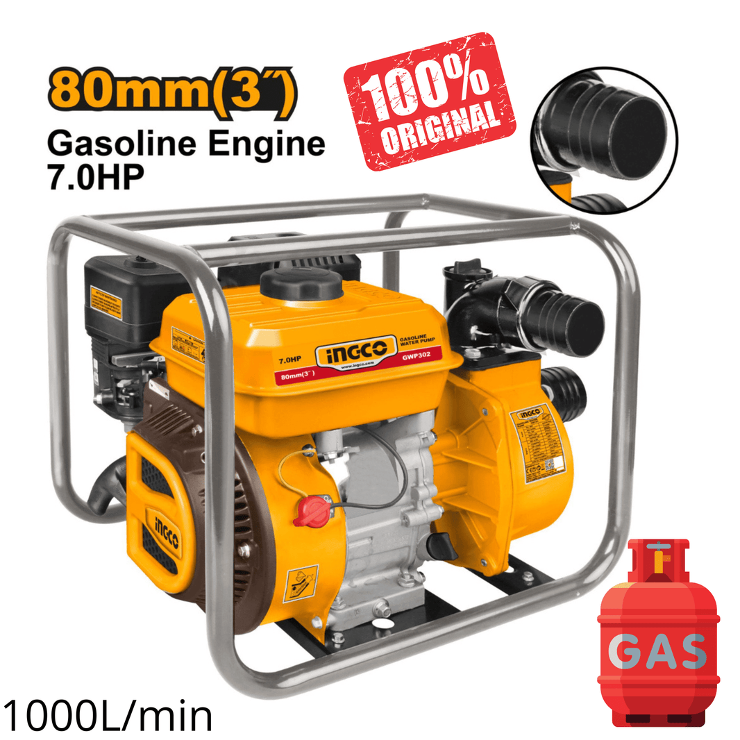 Motopompe à essence gaz INGCO GWP302 - SME IMPORT