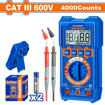 Multimetre digital 600v WADFOW WDM2501 - SME IMPORT