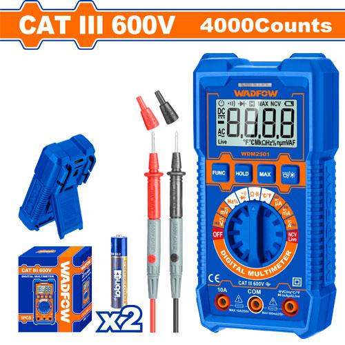 Multimetre digital 600v WADFOW WDM2501 - SME IMPORT