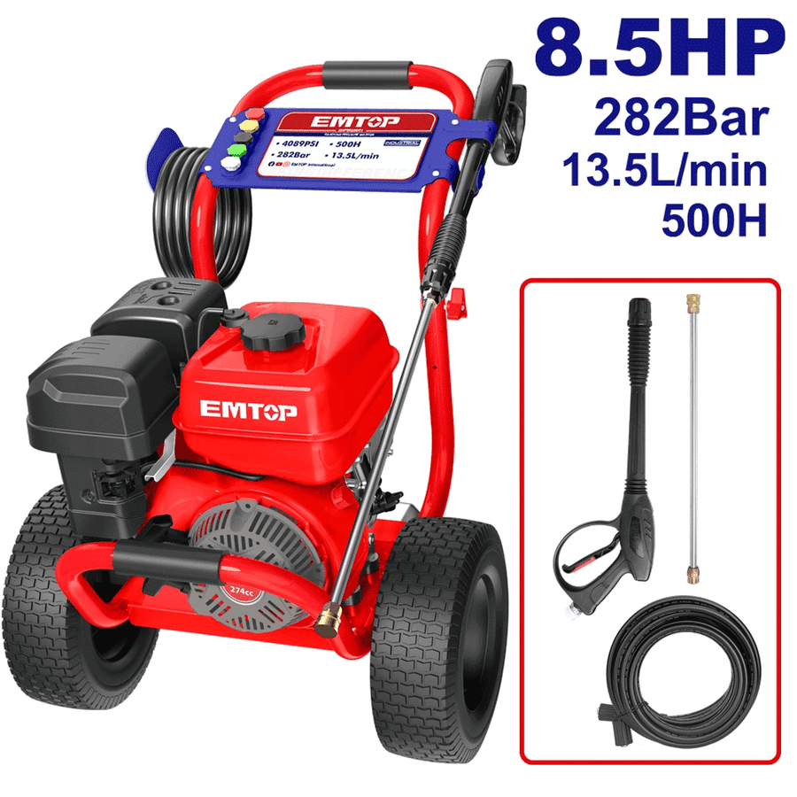 Nettoyeur haute pres es 8.5HP 282B EMTOP EHPWG8001 - SME IMPORT