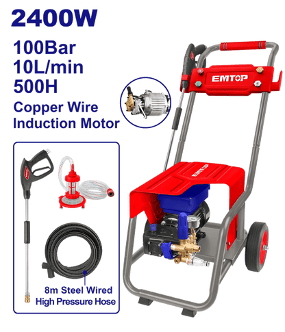 Nettoyeur haute press 2400W 100B EMTOP EHPW30018 - SME IMPORT