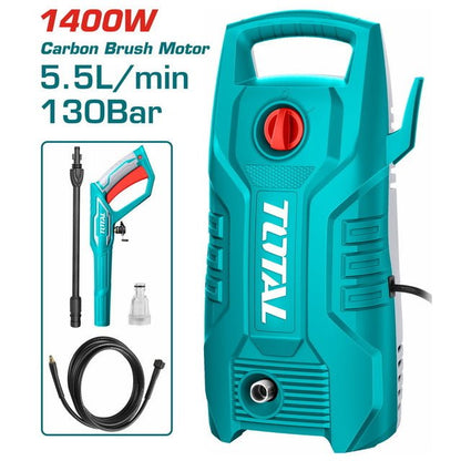 Nettoyeur haute pression 130Bar 1400W TOTAL tunisie TGT11316