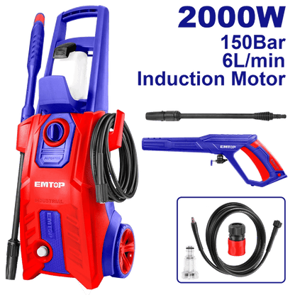 Nettoyeur haute pression 2000W 150B EMTOP EHPW2001 - SME IMPORT