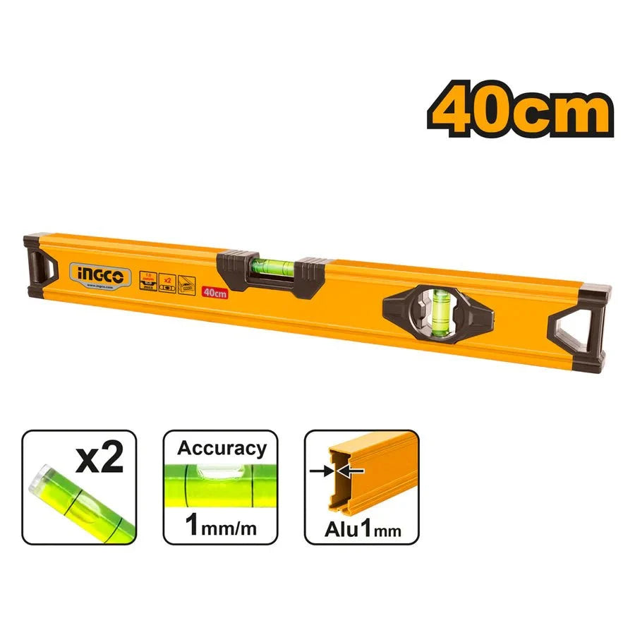 Niveau À Bulle 40 Cm INGCO Précision Ergonomique Artisans HSL58040