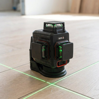 NIVEAU LASER 3D 12 LIGNES VERT — YATO YT-30436 - SME IMPORT