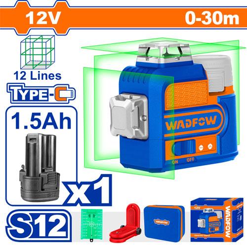 Niveau laser 3d 30m 12 ligne WADFOW WLE8M12 - SME IMPORT