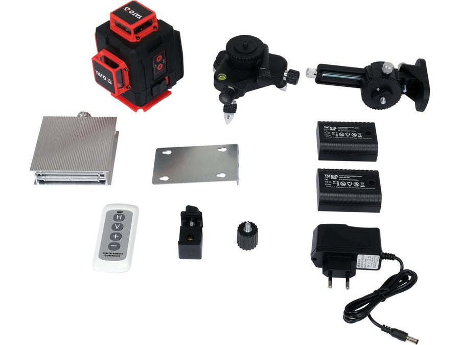 NIVEAU LASER 4D A+ 16 LIGNES + ACC — YATO YT-30417 - SME IMPORT
