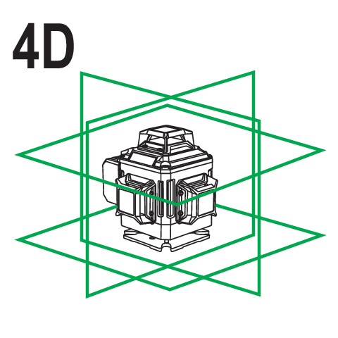 NIVEAU LASER VERT 4D AVEC TREPIED + ACC — YATO YT-30415 - SME IMPORT