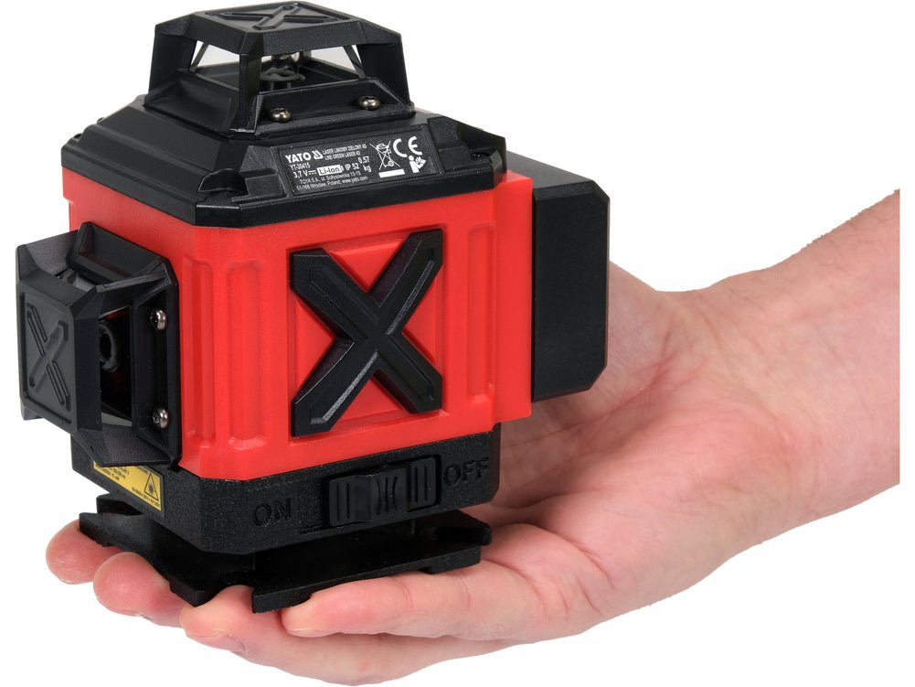 NIVEAU LASER VERT 4D AVEC TREPIED + ACC — YATO YT-30415 - SME IMPORT
