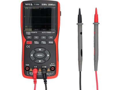 OSCILOSCOP&MULTIMETER DIGITAL 48MSA/A 50Mhz — YATO YT-730944 - SME IMPORT