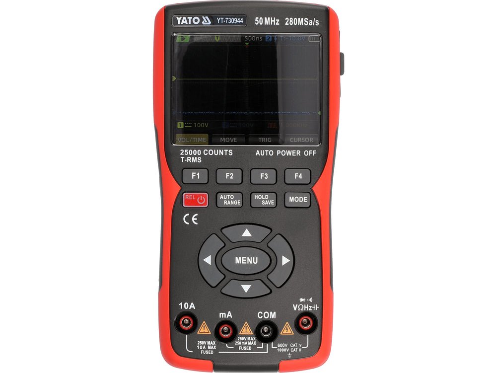OSCILOSCOP&MULTIMETER DIGITAL 48MSA/A 50Mhz — YATO YT-730944 - SME IMPORT