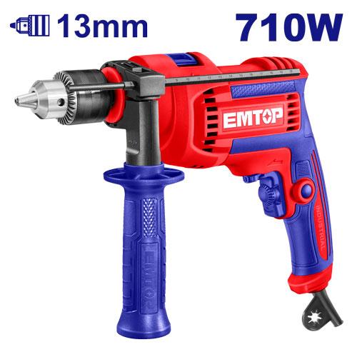 Perceuse à percussion 13MM 710W EMTOP EMDL0716 - SME IMPORT