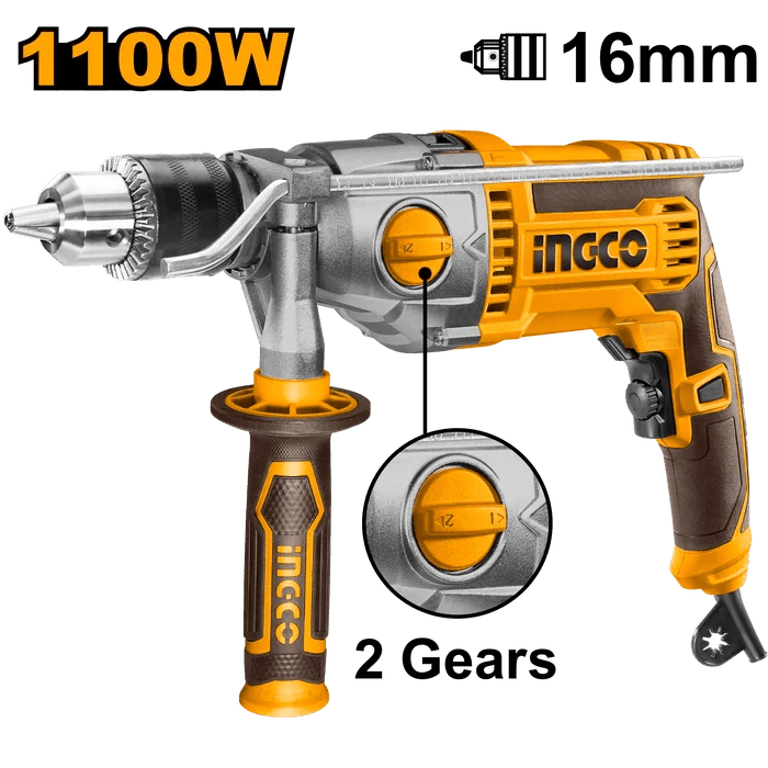Perceuse à percussion INGCO 1100 W – ID211008 - SME IMPORT