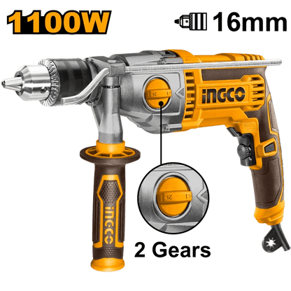 Perceuse à percussion INGCO 1100 W – ID211008 - SME IMPORT