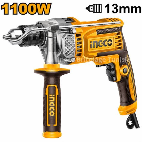 Perceuse à Percussion INGCO ID110028 – 1100W - SME IMPORT