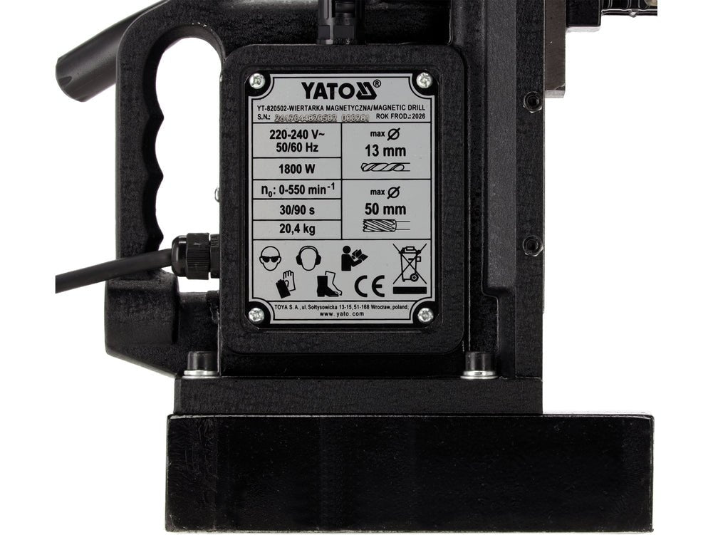 PERCEUSE A SOCLE MAGNETIQUE 1800W — YATO YT-820502 - SME IMPORT