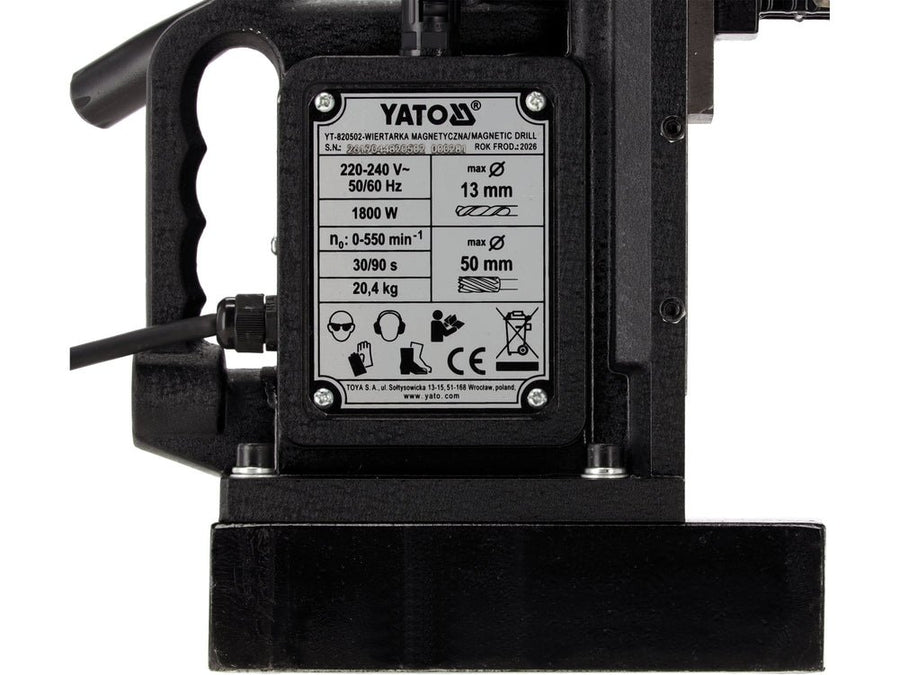 PERCEUSE A SOCLE MAGNETIQUE 1800W — YATO YT-820502 - SME IMPORT