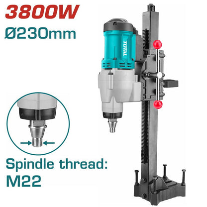 Perceuse diamant 3800W TOTAL forage diamanté TDDM38001 - SME IMPORT