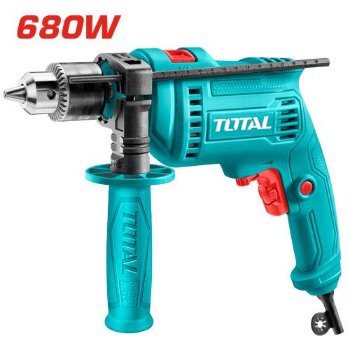 Perceuse Percussion 680W–TOTAL TUNISIA Puissante TG1061356 - SME IMPORT