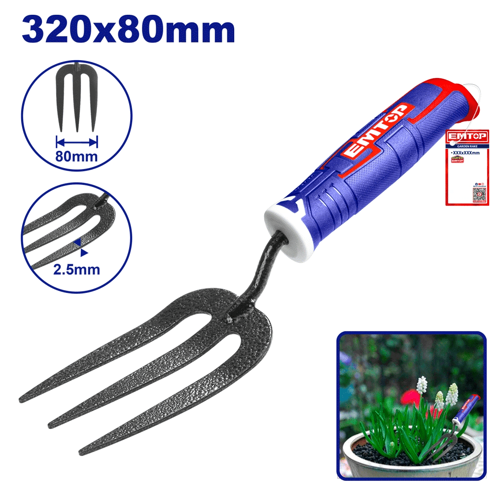 Petite fourchette de jardin EMTOP EHFTF38 - SME IMPORT