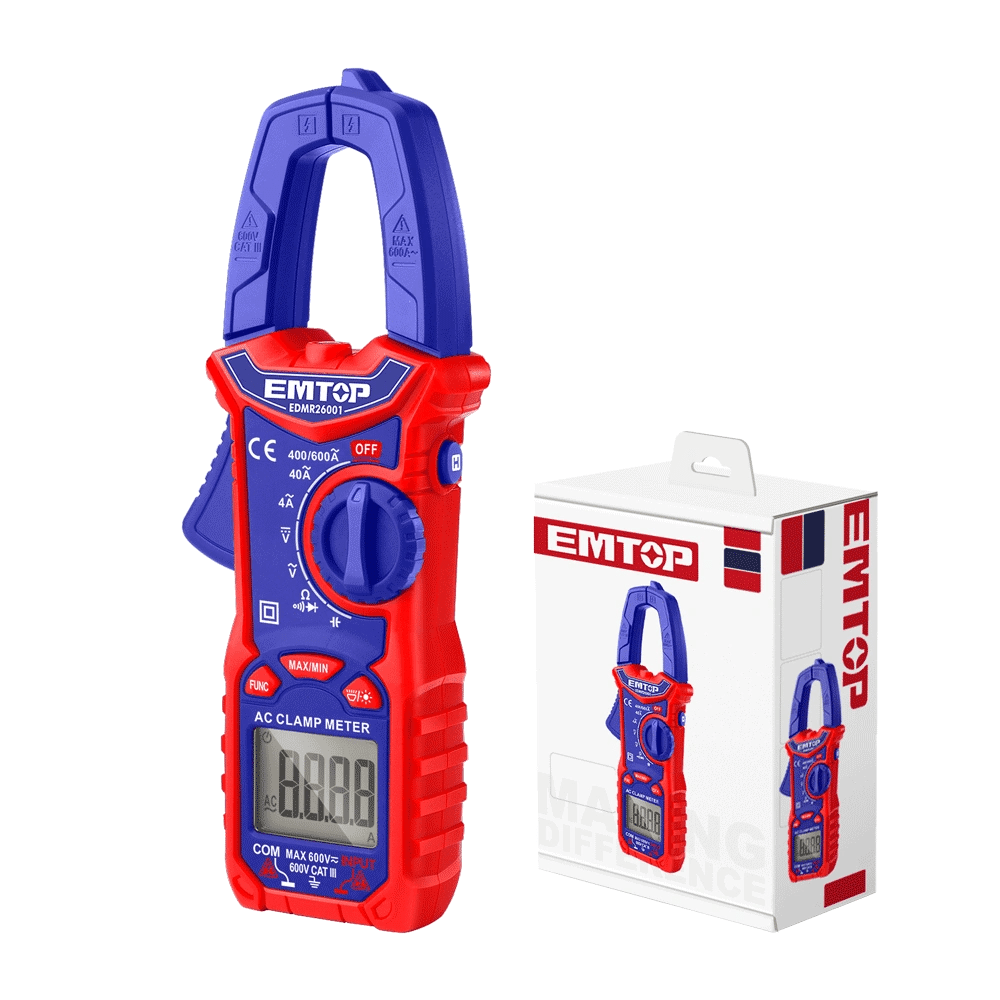 Pince ampèremétrique AC 600A EMTOP EDMR26001 - SME IMPORT