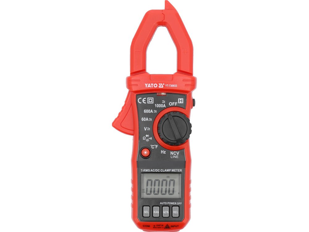 PINCE AMPERMETRIQUE AC/DC 10MA-1000A — YATO YT-730933 - SME IMPORT