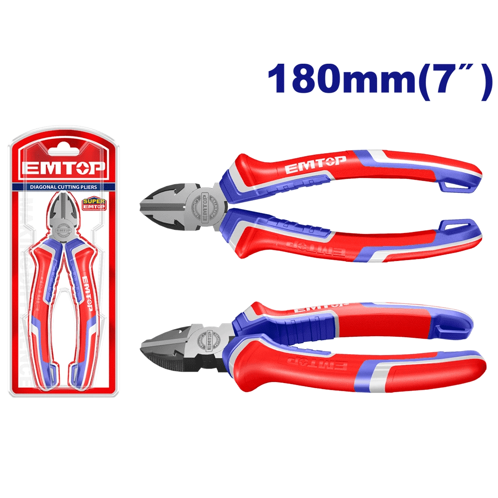 Pince coupante 7″/180MM EMTOP EPLRD0711 - SME IMPORT