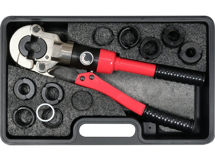PINCE DE SERTISSAGE HYDRAULIQUE TUYAU PEX U/TH 16-32MM — YATO YT-21758 - SME IMPORT