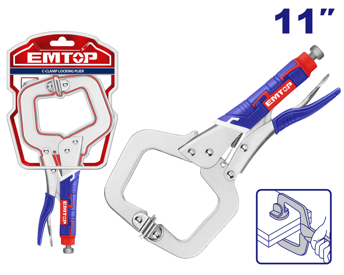 Pince-étau en-c EMTOP ELPR1103 - SME IMPORT