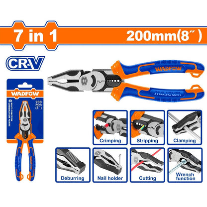 Pince multifonctions 7en1 8" WADFOW WPL1778 - SME IMPORT