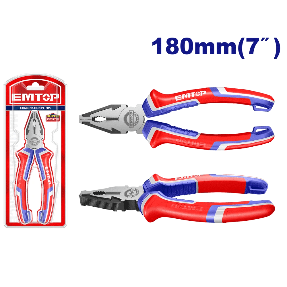 Pince universelle 7″/180MM EMTOP EPLRC0711 - SME IMPORT