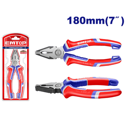Pince universelle 7″/180MM EMTOP EPLRC0711 - SME IMPORT