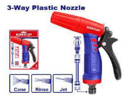 Pistolet à eau de jardin a – EMTOP ESNE10301 - SME IMPORT
