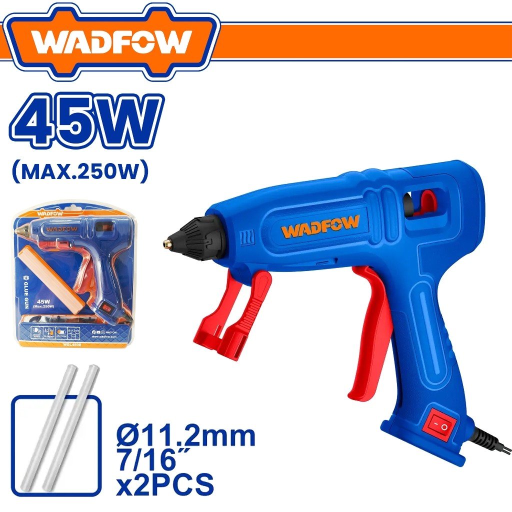 Pistolet colle 250w+2baton WADFOW WGL4608 - SME IMPORT