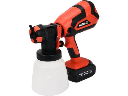 PISTOLET DE PEINTURE 18V 1L/MIN 1BAT 4Ah — YATO YT-82765 - SME IMPORT