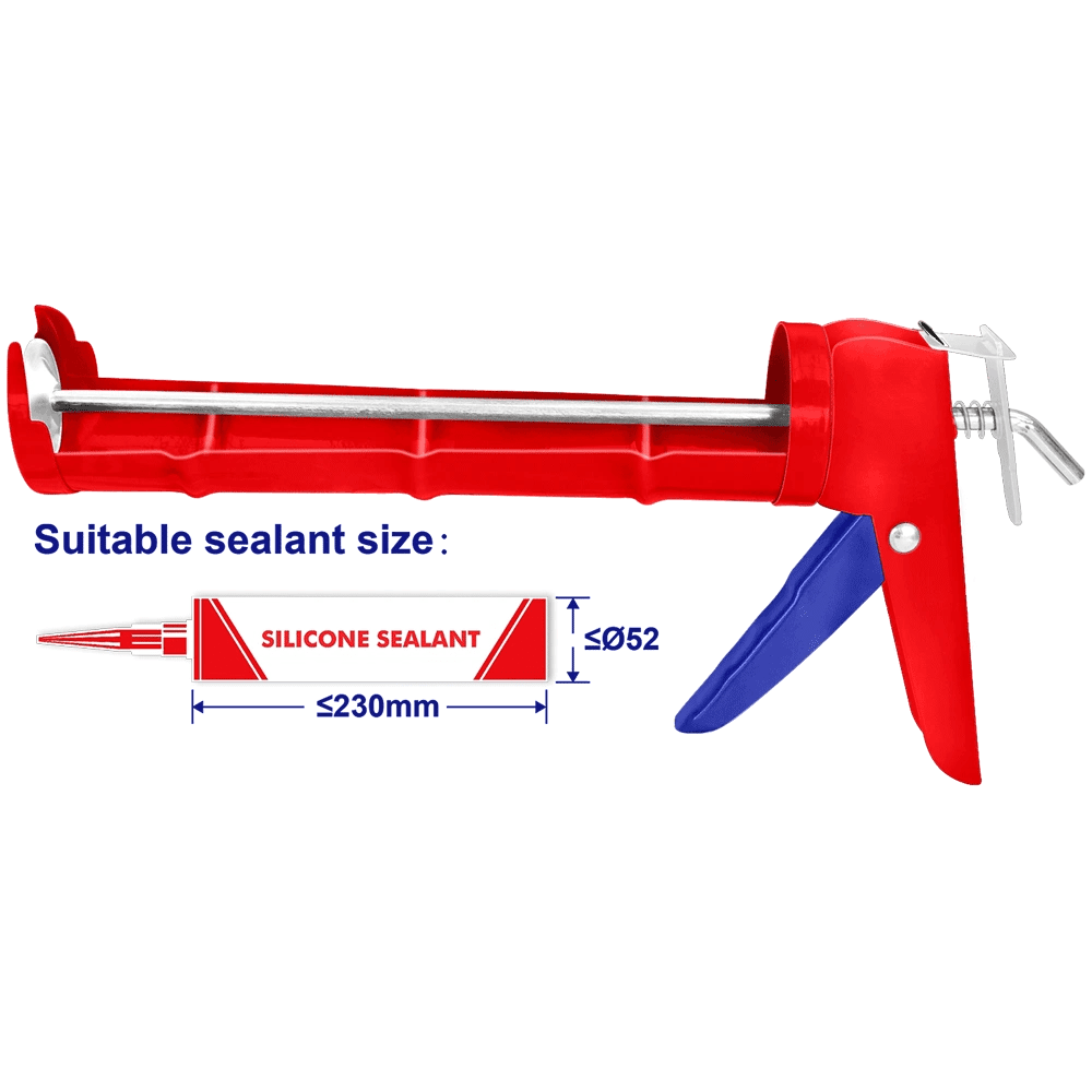 Pistolet pour silicone 230MM t-fer EMTOP ECGN02091 - SME IMPORT