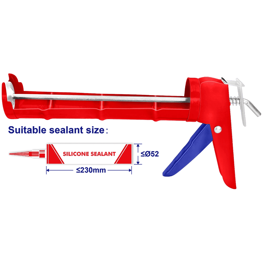 Pistolet pour silicone 230MM t-fer EMTOP ECGN02091 - SME IMPORT