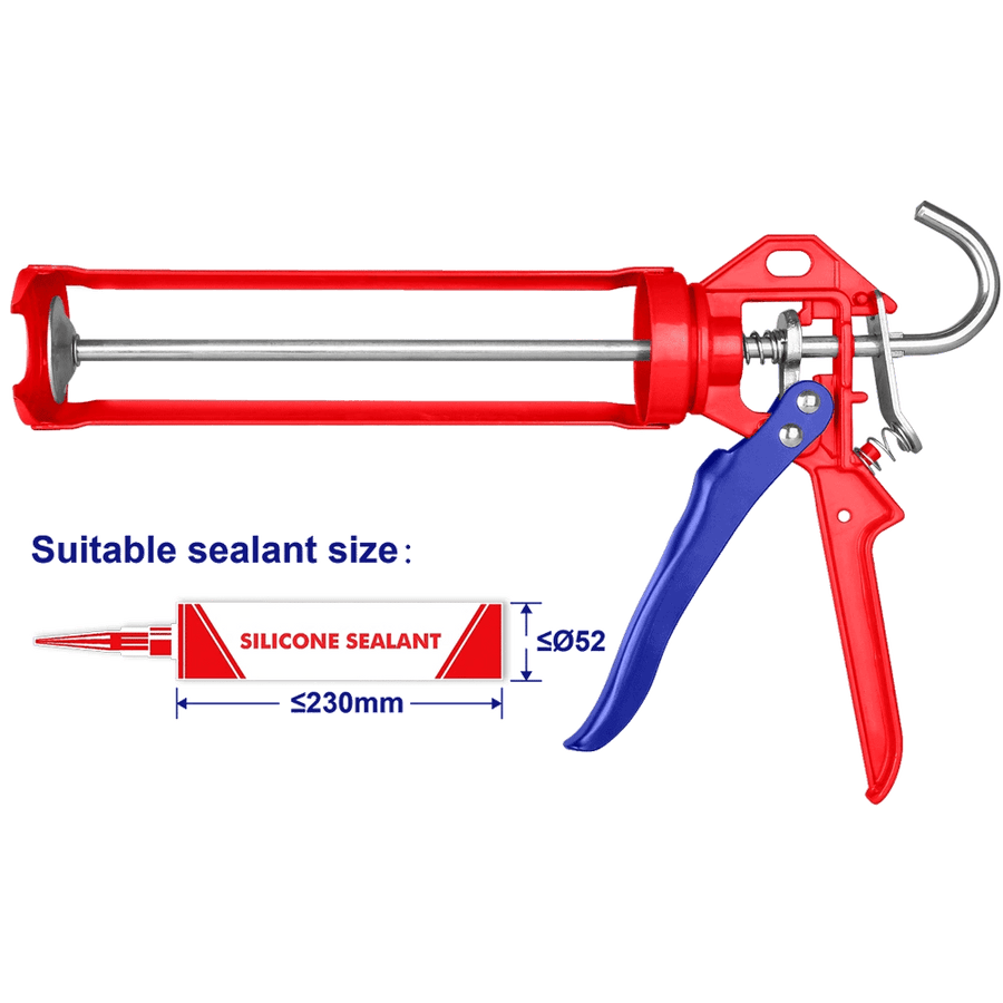 Pistolet pour silicone 230MMP-ALUM EMTOP ECGN01091 - SME IMPORT