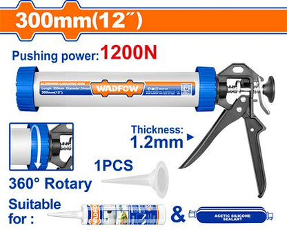 Pistolet silicone 12" WADFOW WCG5312 - SME IMPORT