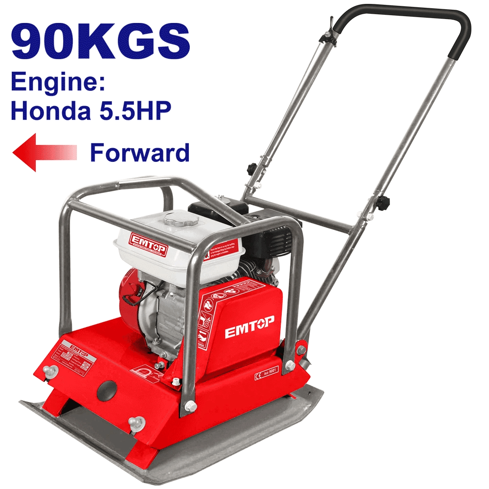 Plaque vibrante 90 mt Honda GX160 EMTOP EPCT659001 - SME IMPORT