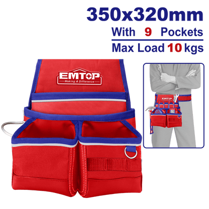 Pochette à outils EMTOP ETBG481034 - SME IMPORT