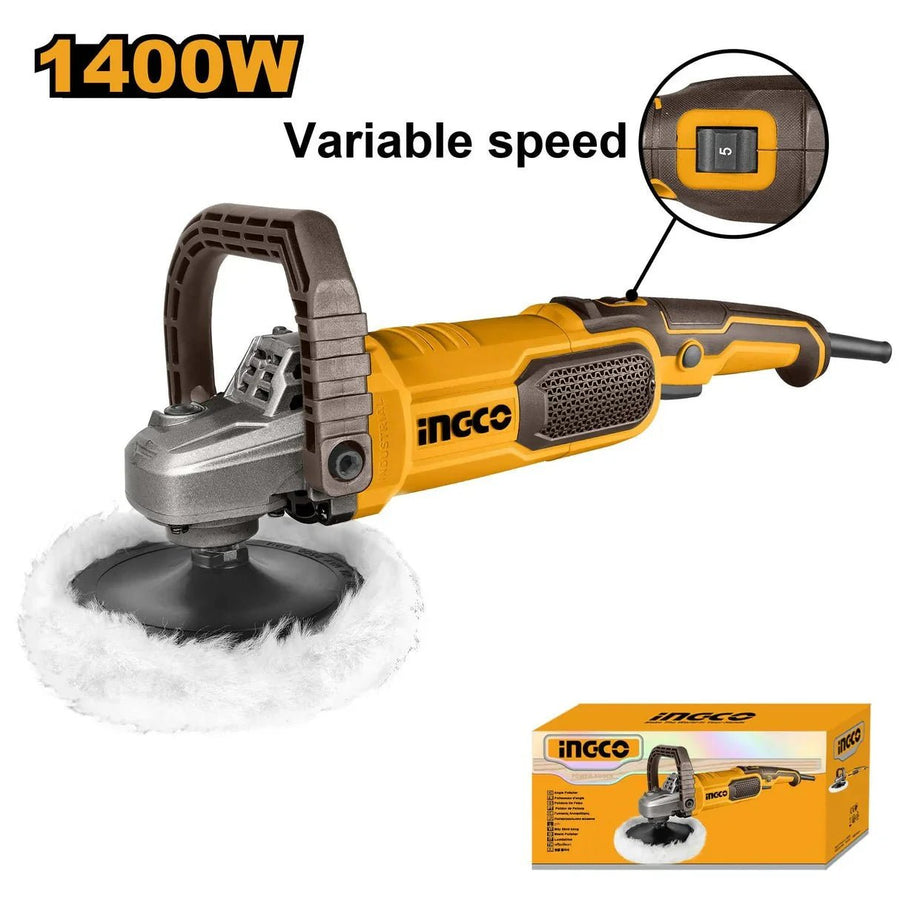 Polisseuse 180mm 1400W – AP140016- INGCO Tunisie - SME IMPORT