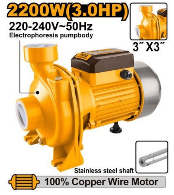 Pompe à eau 3 HP – 2200 W INGCO MHF22001 - SME IMPORT