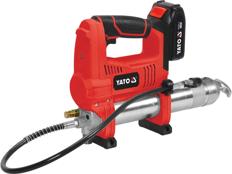 POMPE A GRAISSE 620BAR 1Batt.3Ah.Li-ion 18V — YATO YT-07020 - SME IMPORT