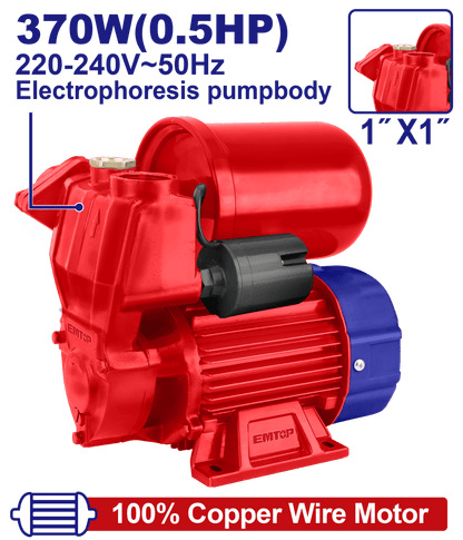 Pompe périphérique 0.5CV auto- EMTOP EWPPA03701 - SME IMPORT