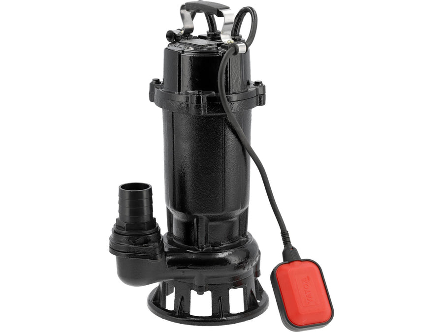 POMPE SUBMERCIBLE FONTE EAU USEE 266L/Mn 750W avec Broyeur — YATO YT-85350 - SME IMPORT