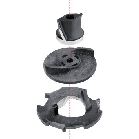 POMPE SUBMERCIBLE FONTE EAU USEE 266L/Mn 750W avec Broyeur — YATO YT-85350 - SME IMPORT