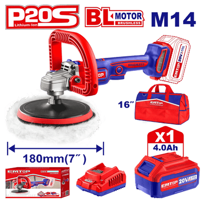 Ponceuse 180 2V 1B4 EMTOP ELAP20181 - SME IMPORT