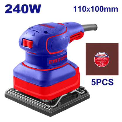 Ponceuse de finition 240W 110*100 EMTOP EFSR24101 - SME IMPORT
