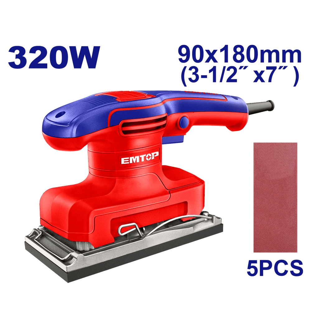 Ponceuse de finition 320W 90X180 EMTOP EFSR3206 - SME IMPORT